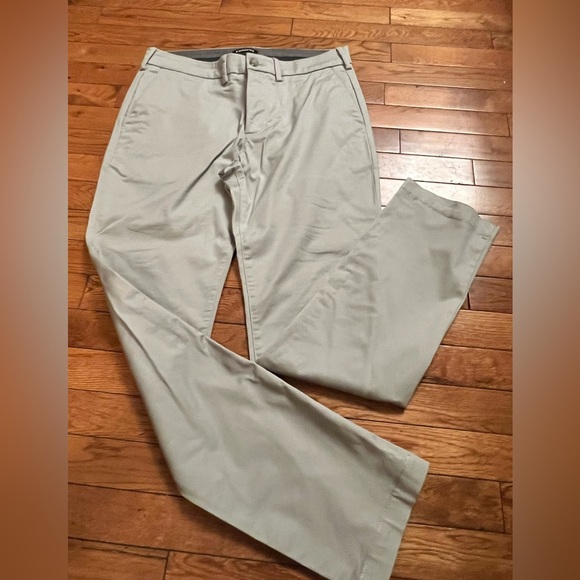 Express Chinos Heather gray pants size Slim W30/L32 in excellent used condition - Picture 5 of 11